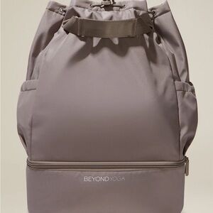 Beyond Yoga Gray Backpack